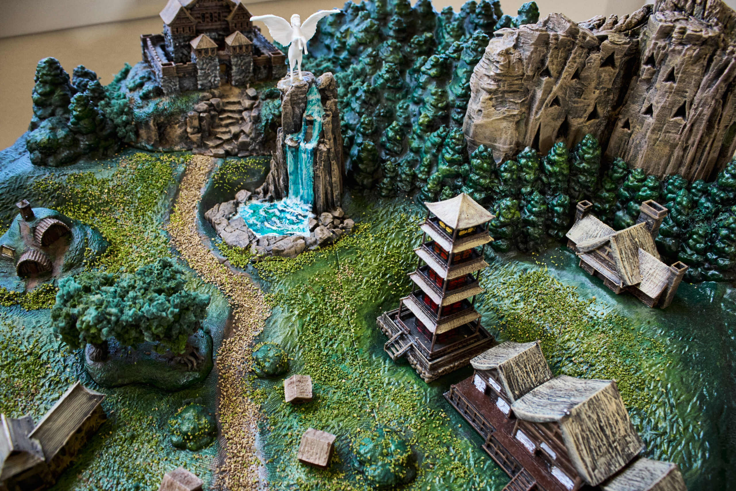 Cherry Blossom Fountain Miniature