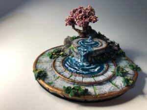 Cherry Blossom Fountain Miniature